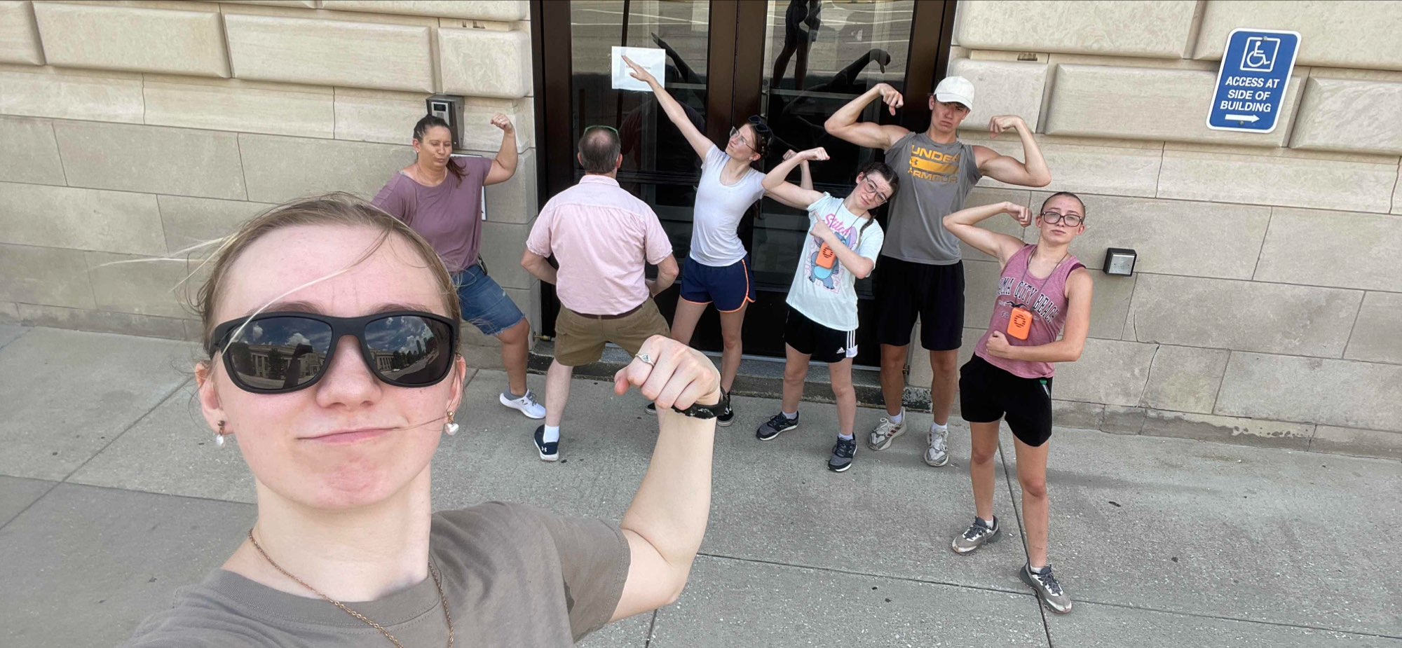 Foton från Indianapolis Downtown Scavenger Hunt-skattjakt