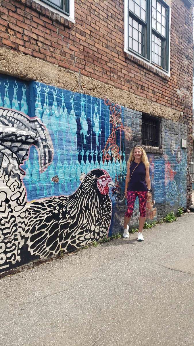 Asheville Ghost Tour scavenger hunt photos