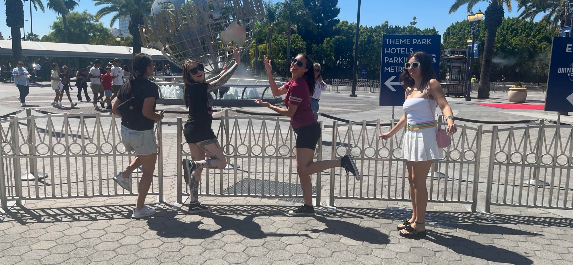 Fotos von der Universal City Schnitzeljagd