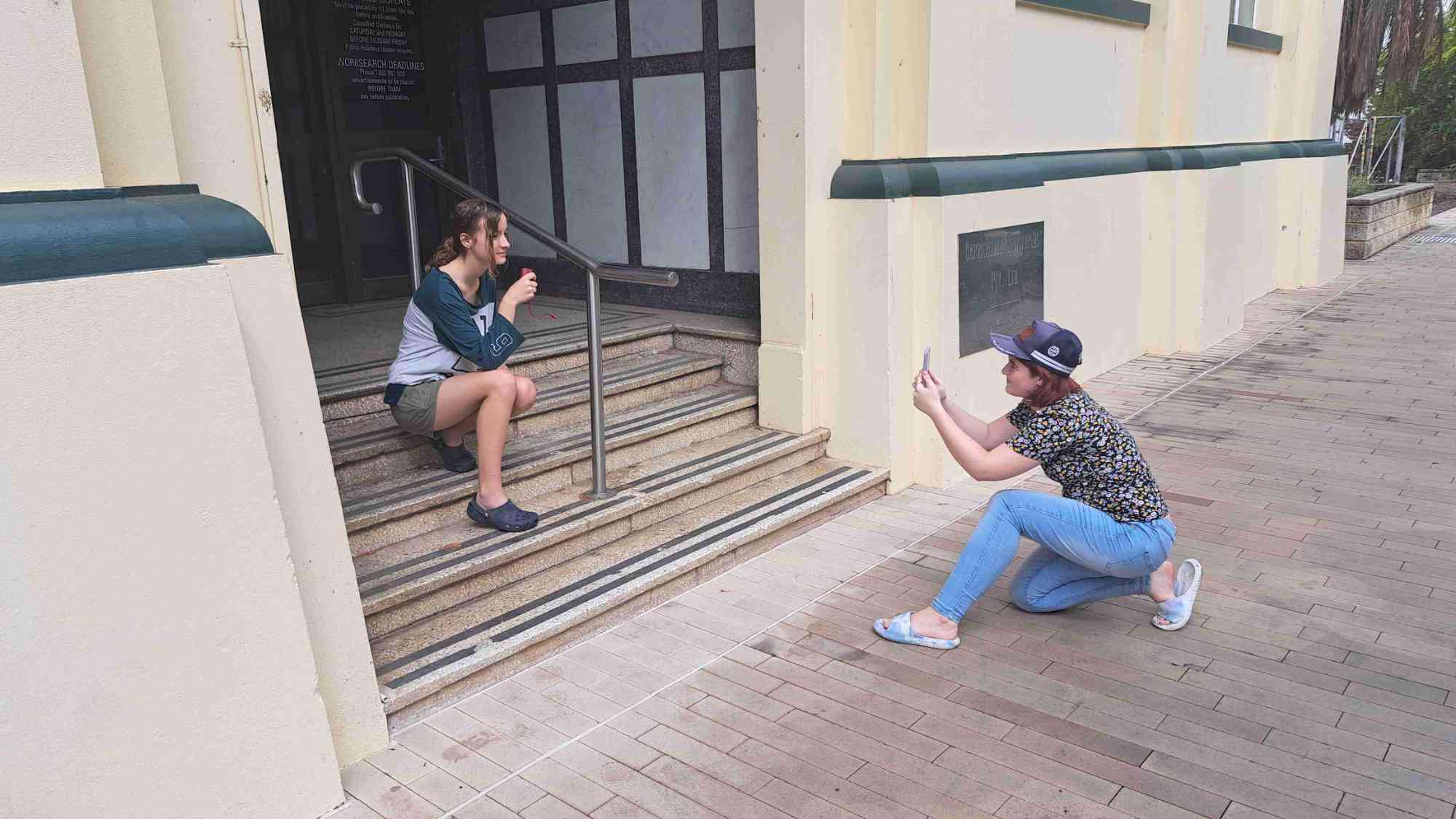 Rockhampton Ghost Tour scavenger hunt photos