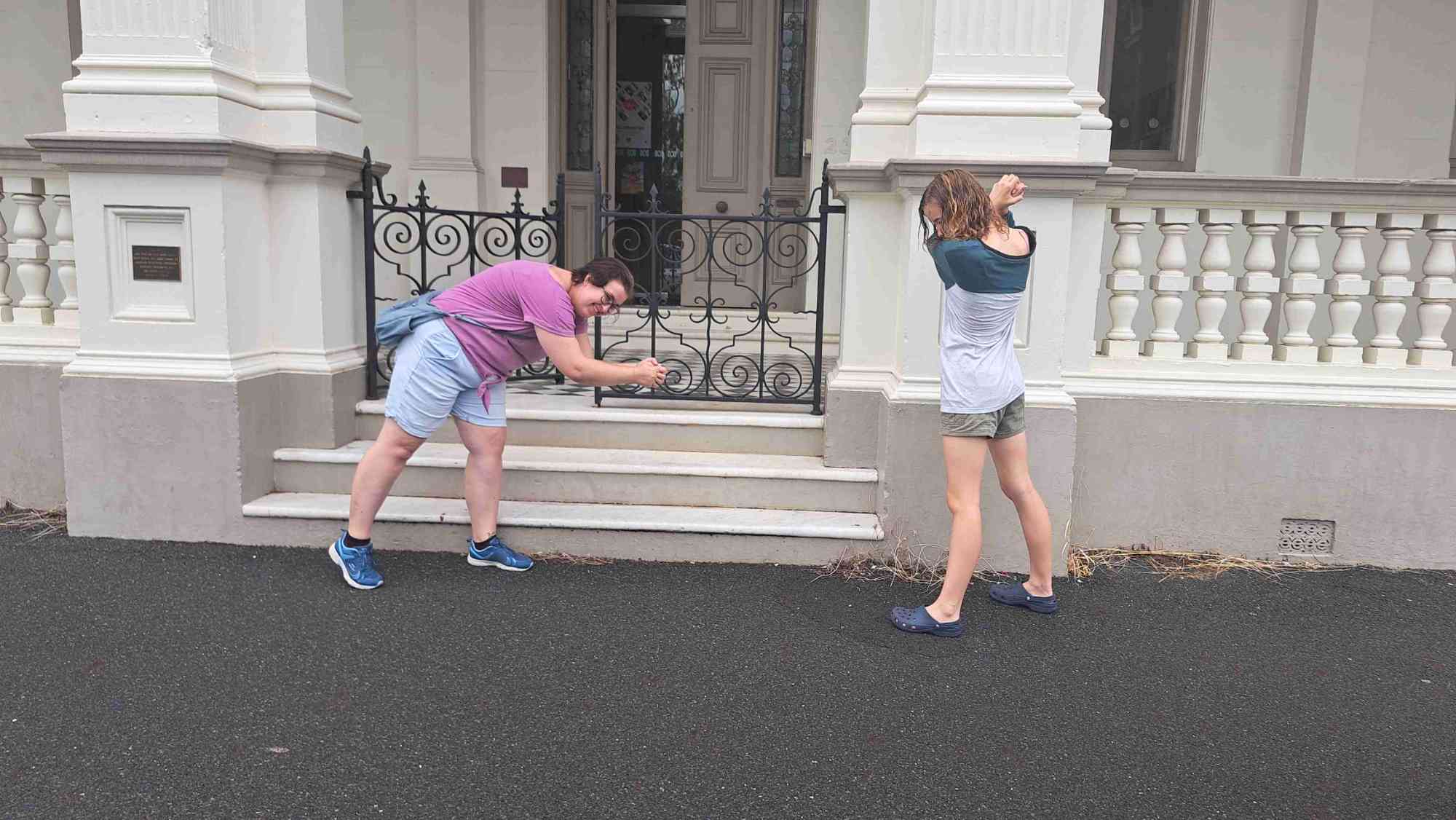 Rockhampton Ghost Tour scavenger hunt photos