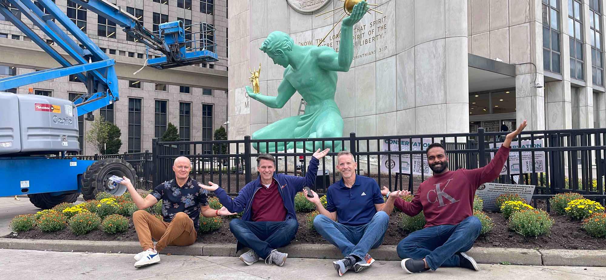 Detroit Art Walk scavenger hunt photos