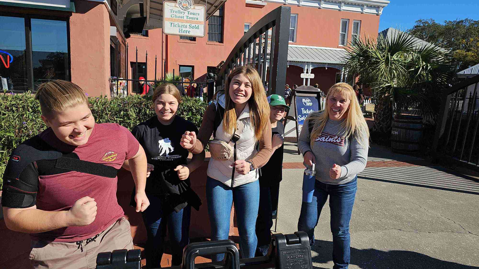 Saint Augustine Ghost Tour scavenger hunt photos