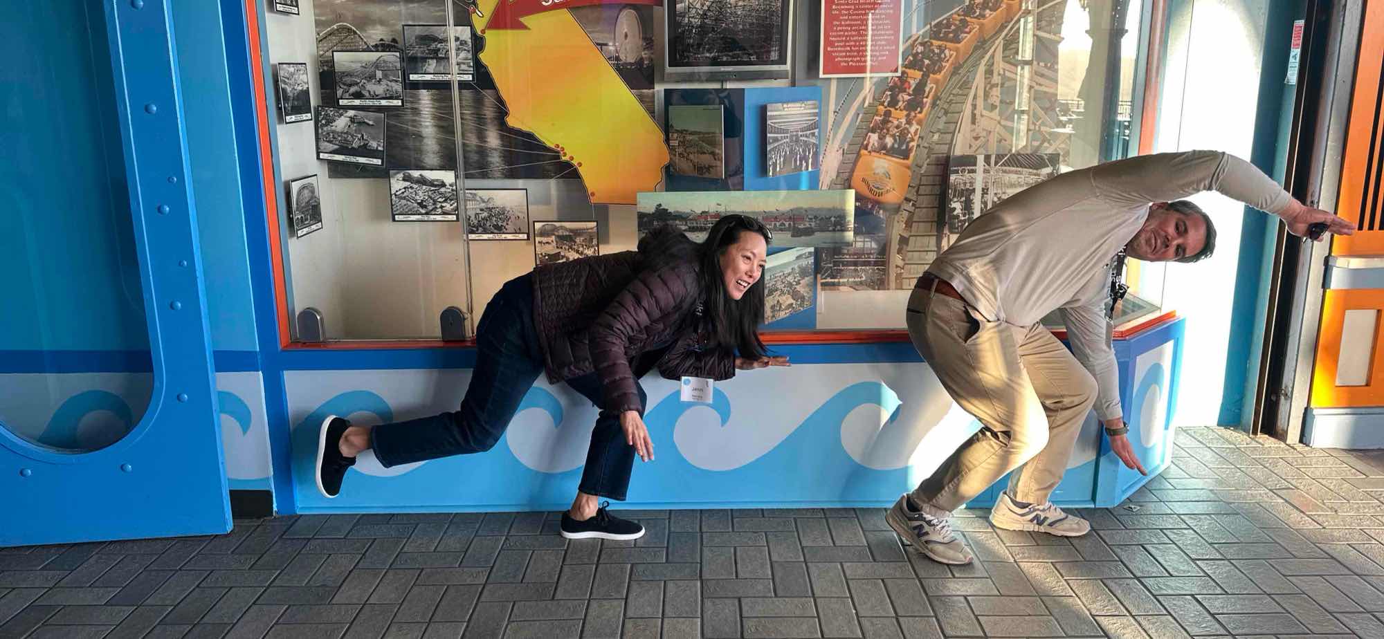 海滨步道寻宝活动照片