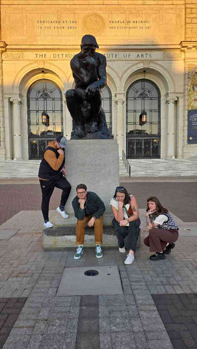 Detroit Ghost Tour scavenger hunt photos