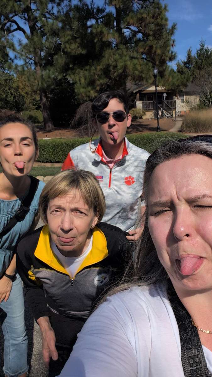 Fotos von der Schnitzeljagd in Greenville South Carolina Downtown