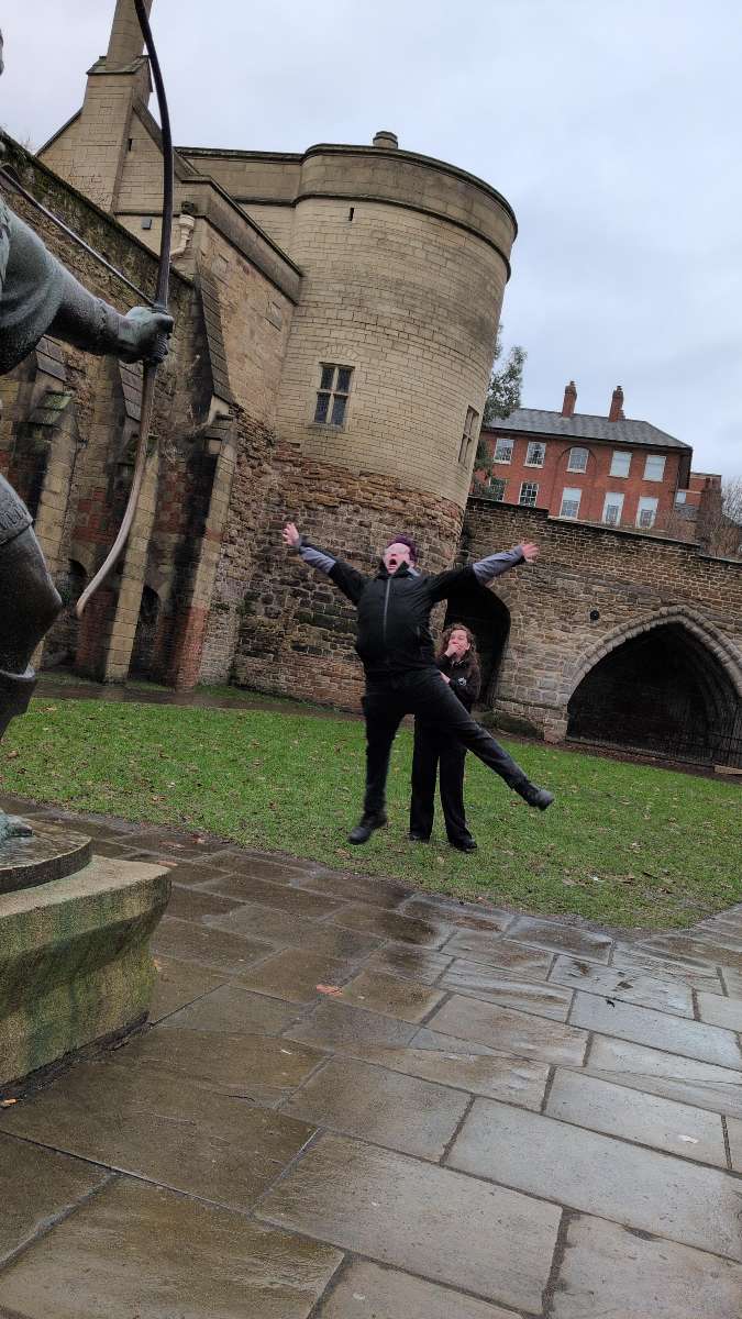 Nottingham Ghost Tour scavenger hunt photos