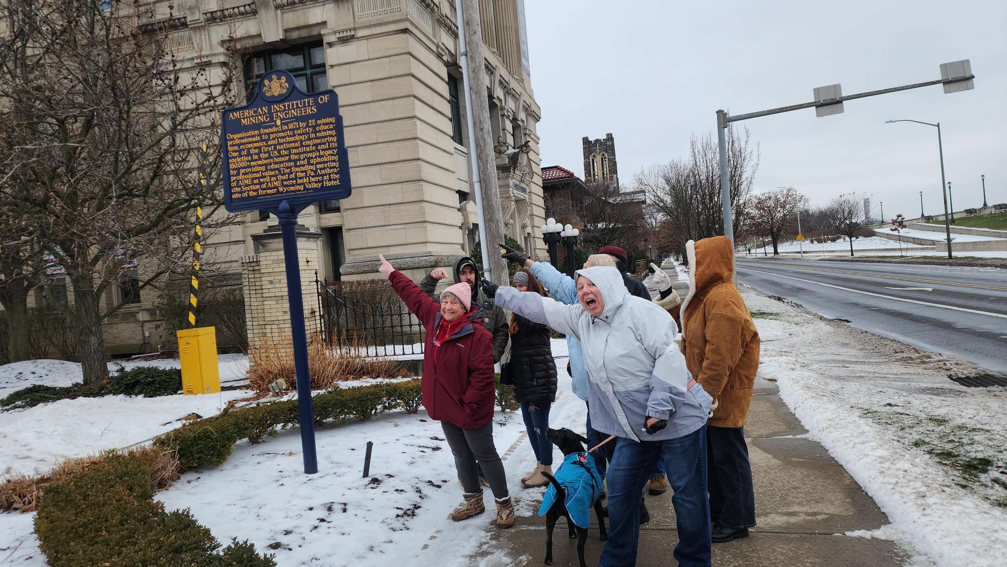 Photos de la chasse au tr&eacute;sor de Wilkes University