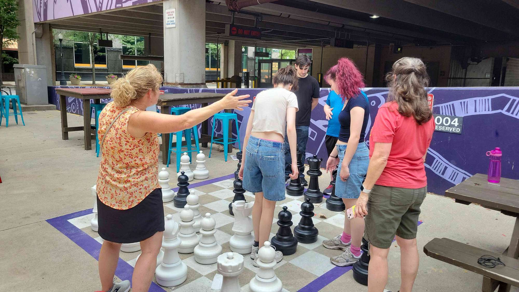 Fort Wayne Art Walk scavenger hunt photos