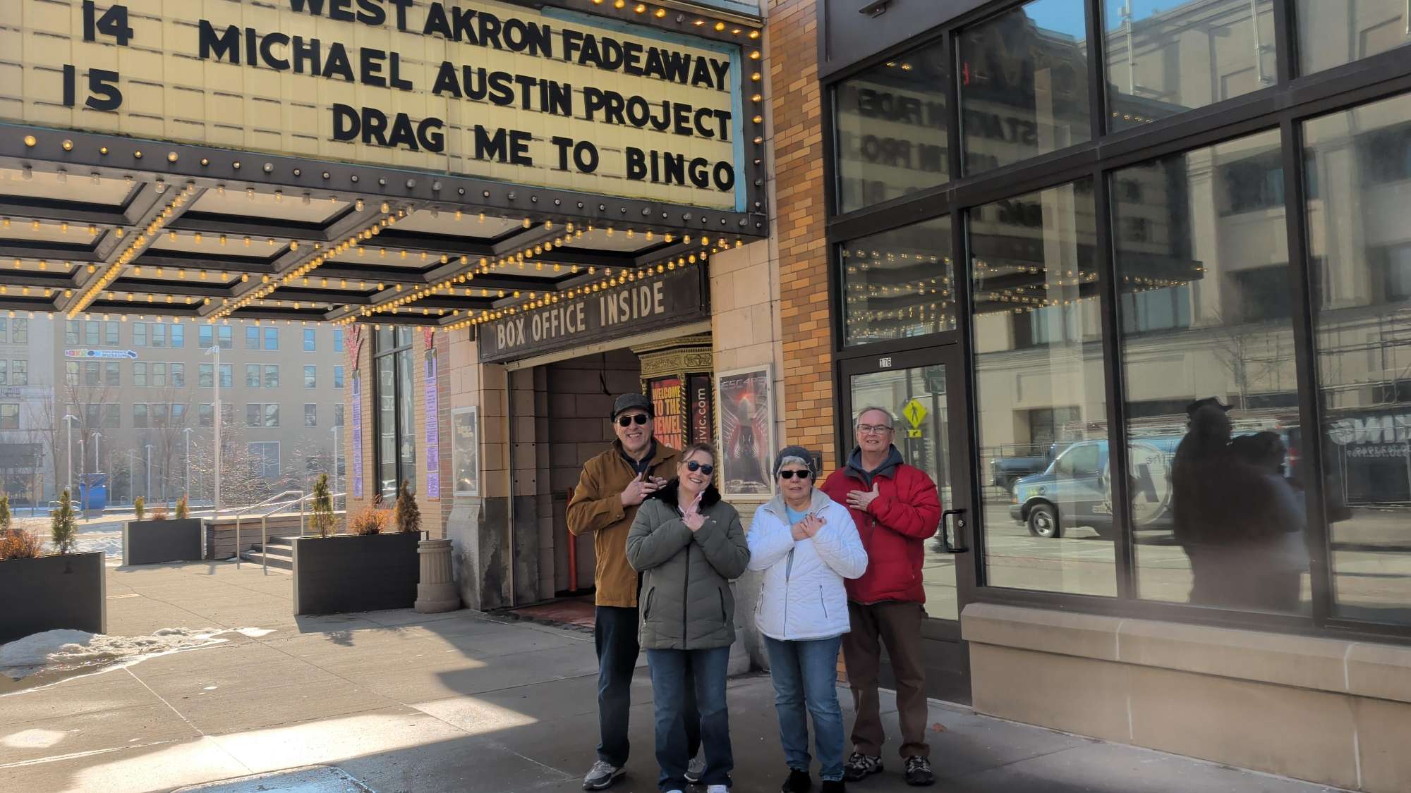 Akron Ghost Tour scavenger hunt photos