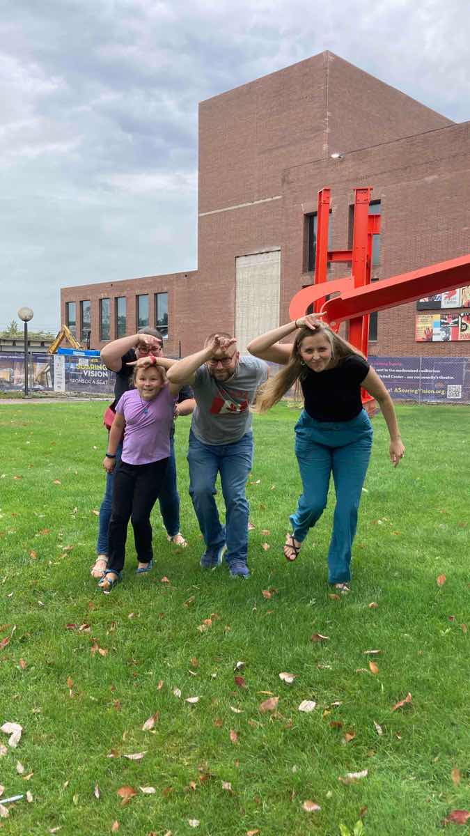 Fort Wayne Art Walk scavenger hunt photos