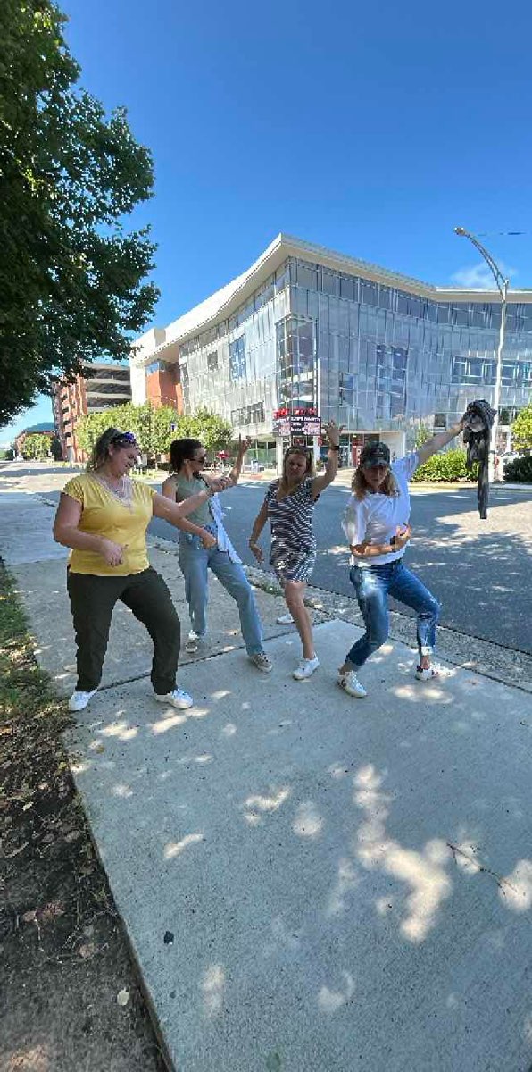 Durham North Carolina Art Walk scavenger hunt photos