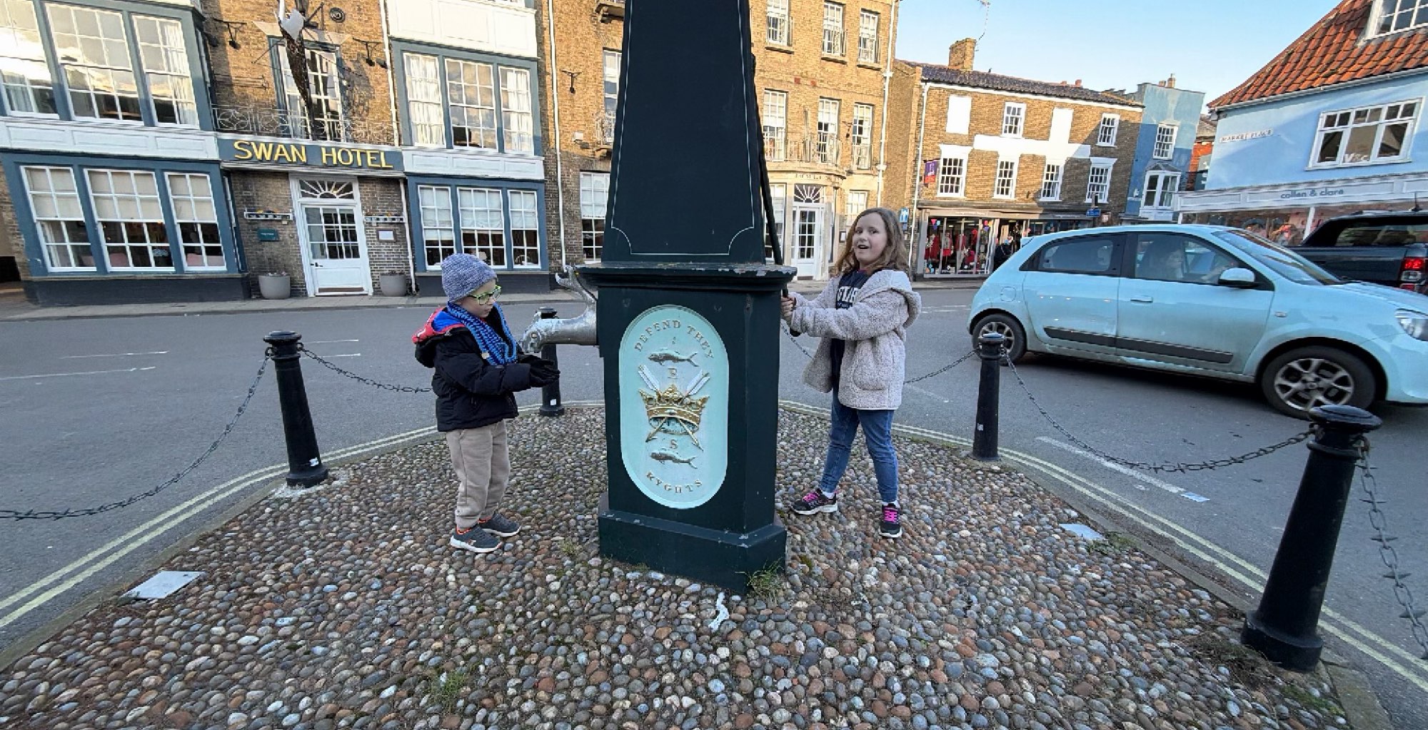 Foton fr&aring;n Southwold Scavenger Hunt-skattjakten