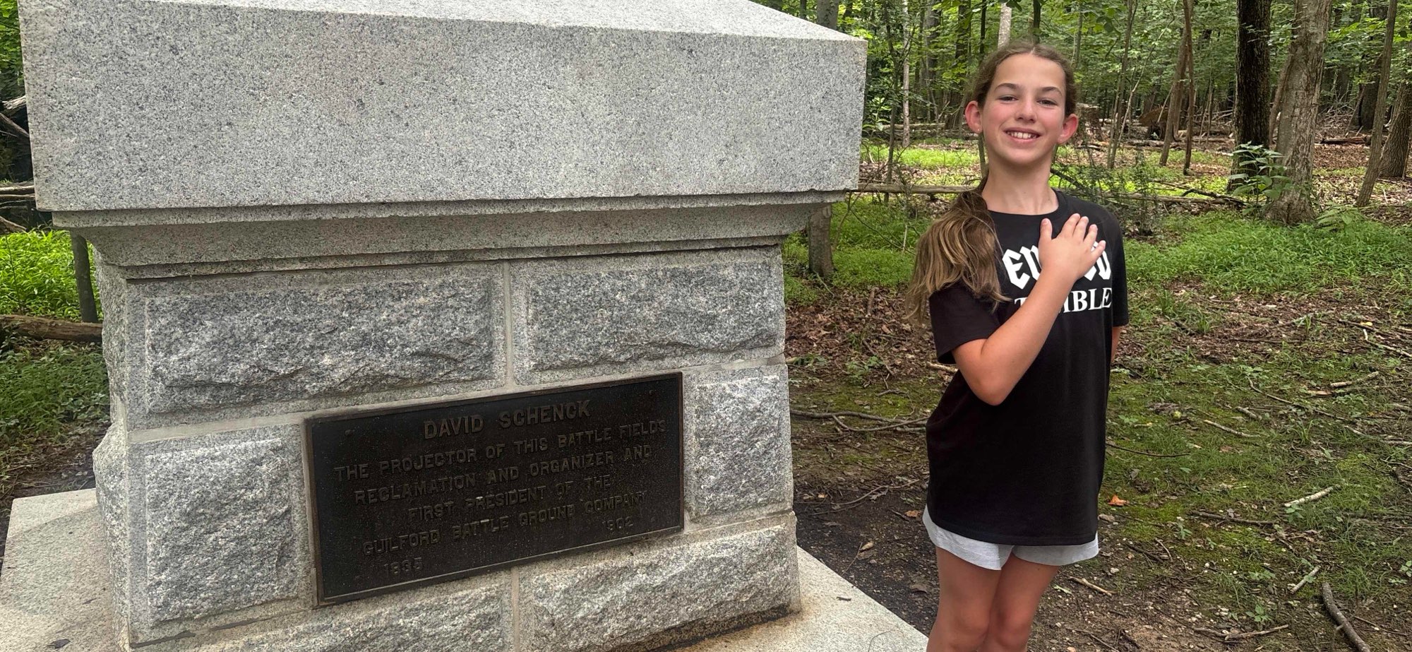 Bilder fra skattejakt ved Guilford College