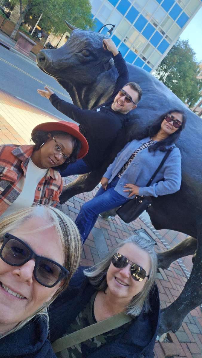 Durham North Carolina Art Walk scavenger hunt photos