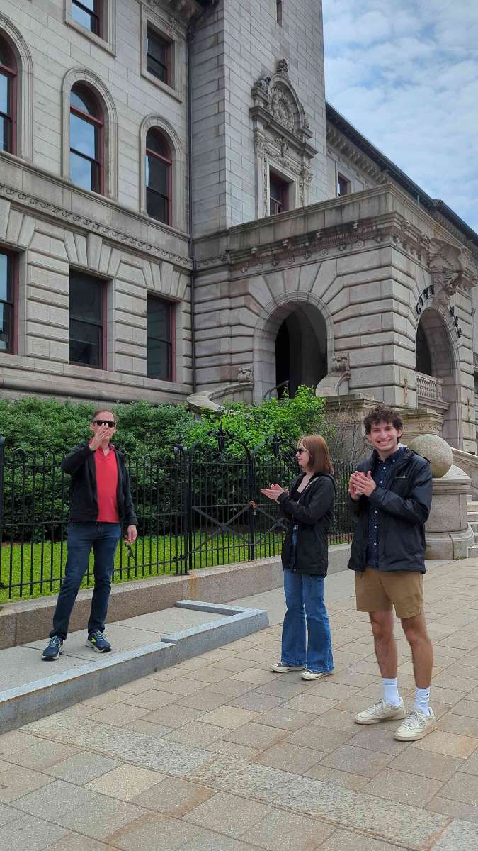 Worcester Ghost Tour scavenger hunt photos