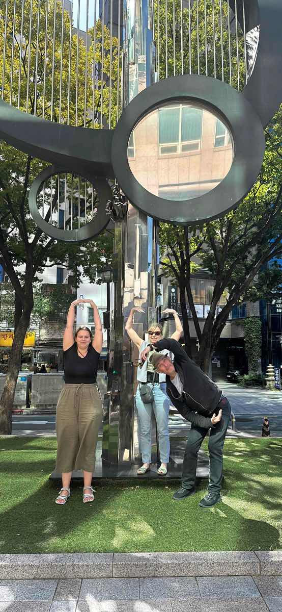 Foto della caccia al tesoro nel centro di Seoul