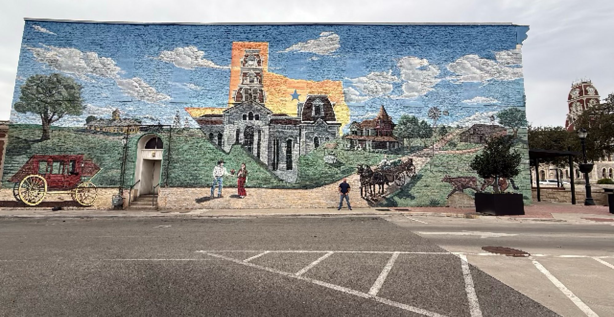 Foto della caccia al tesoro nel centro di Weatherford