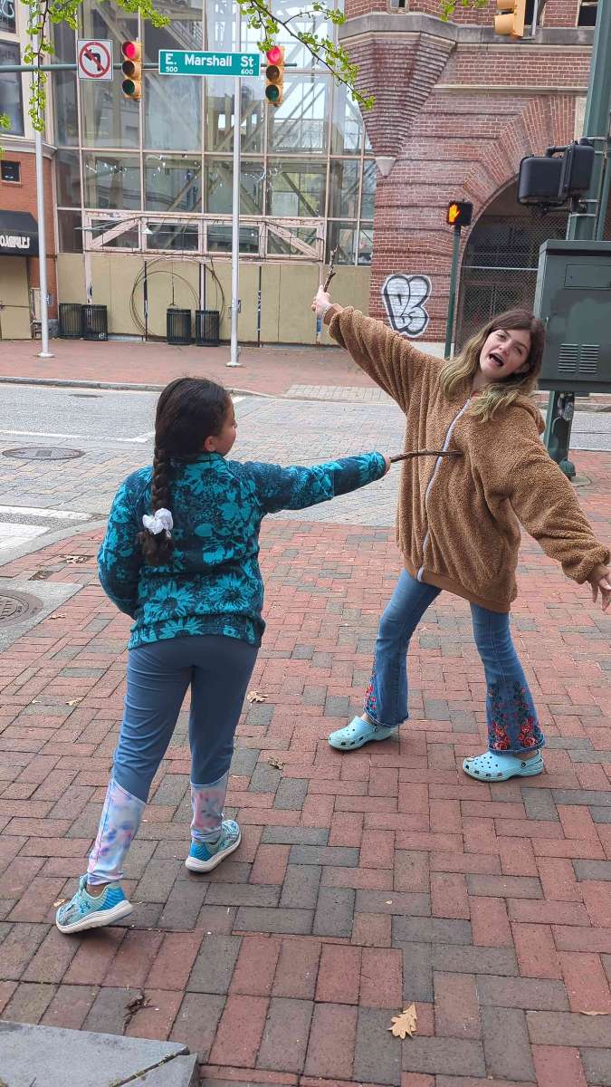 Richmond Virginia Art Walk scavenger hunt photos