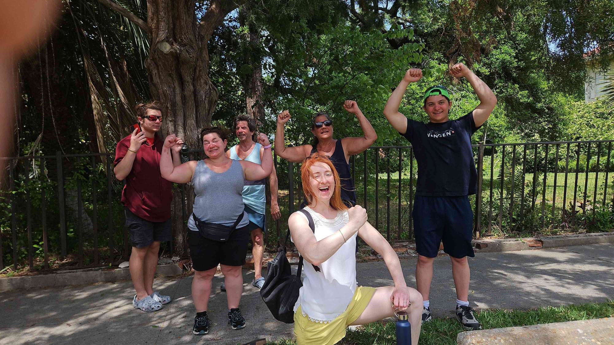 フェルナンディナビーチ ゴーストツアーのスカベンジャーハント写真