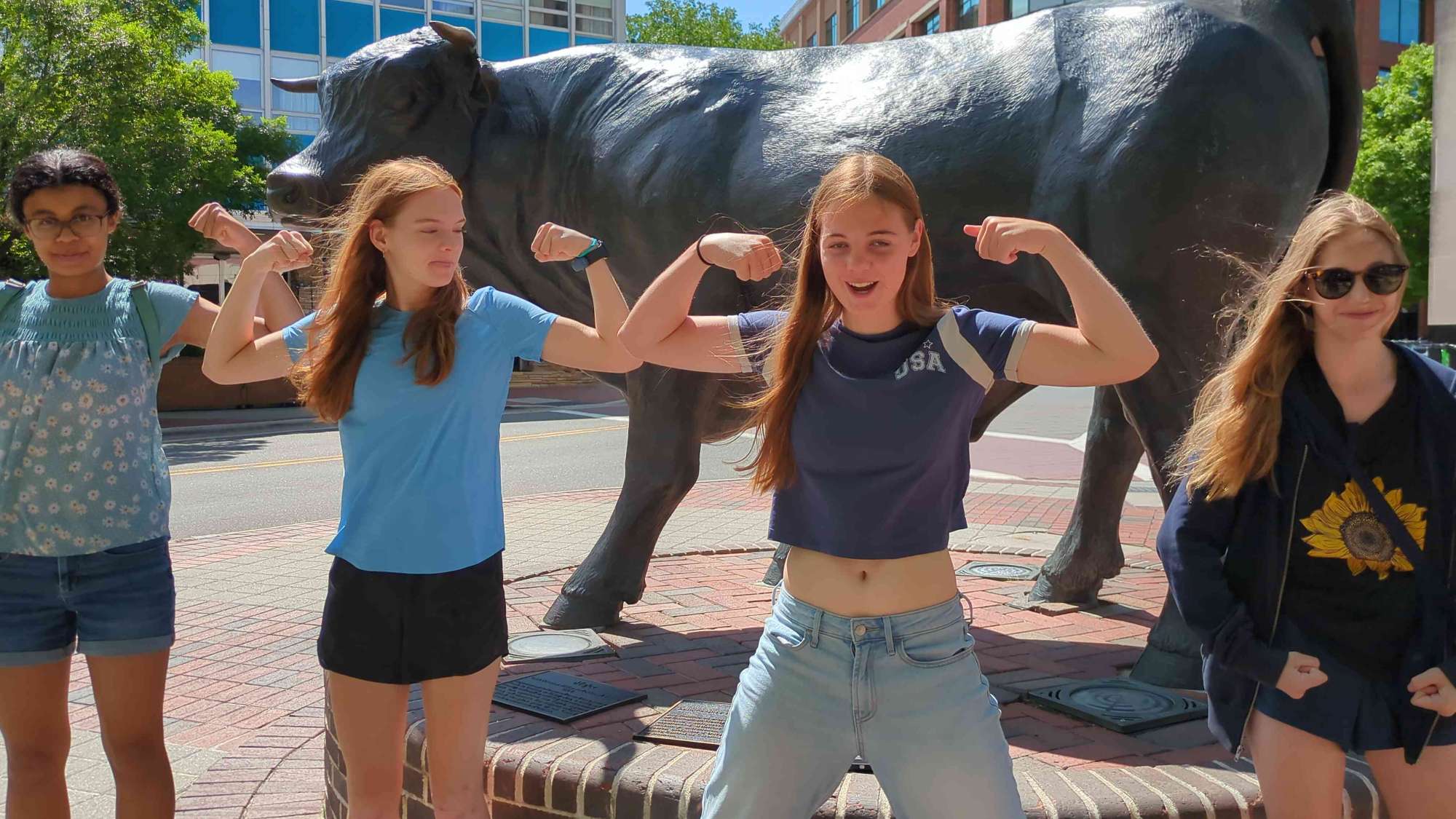 Durham North Carolina Art Walk scavenger hunt photos