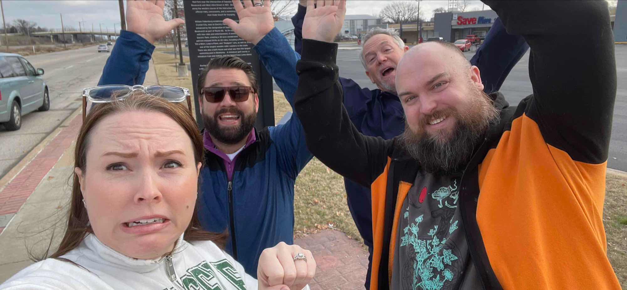 Tulsa Art Walk scavenger hunt photos