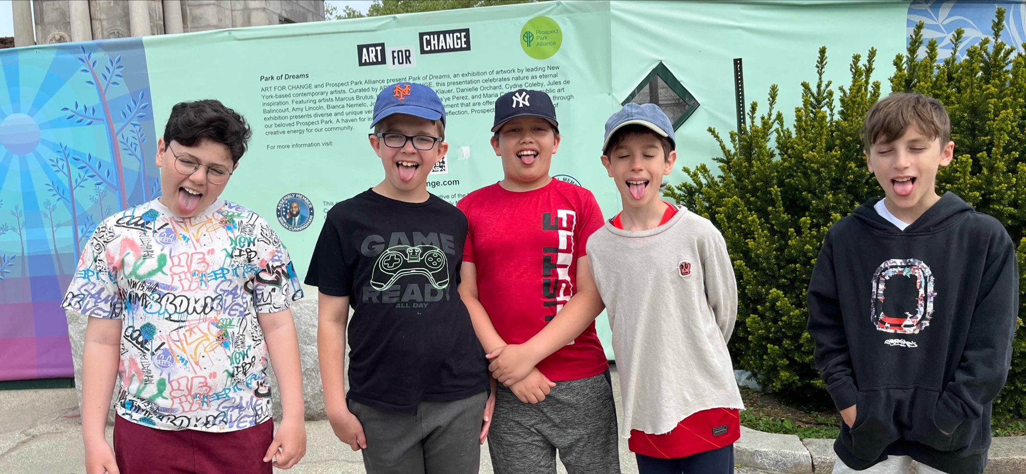 New York City Art Walk scavenger hunt photos