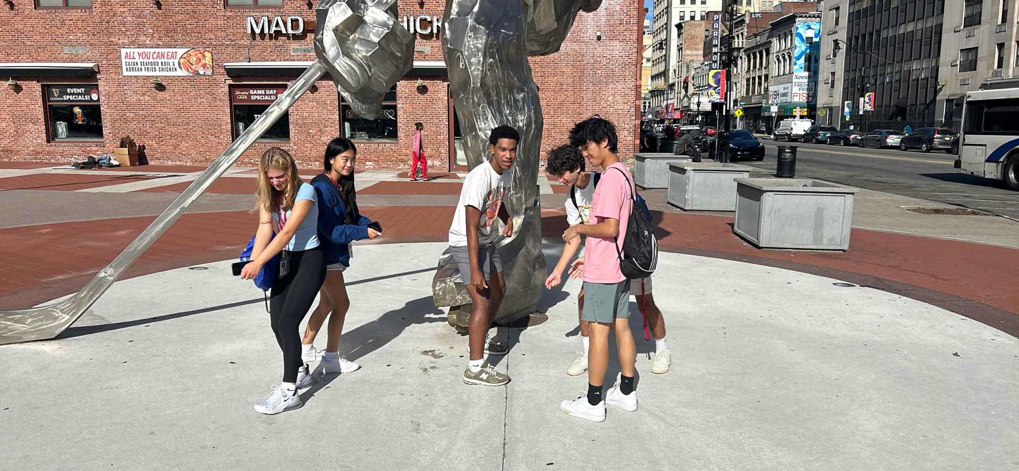 ニューアーク ニュージャージー ダウンタウン スカベンジャーハント スカベンジャーハント写真