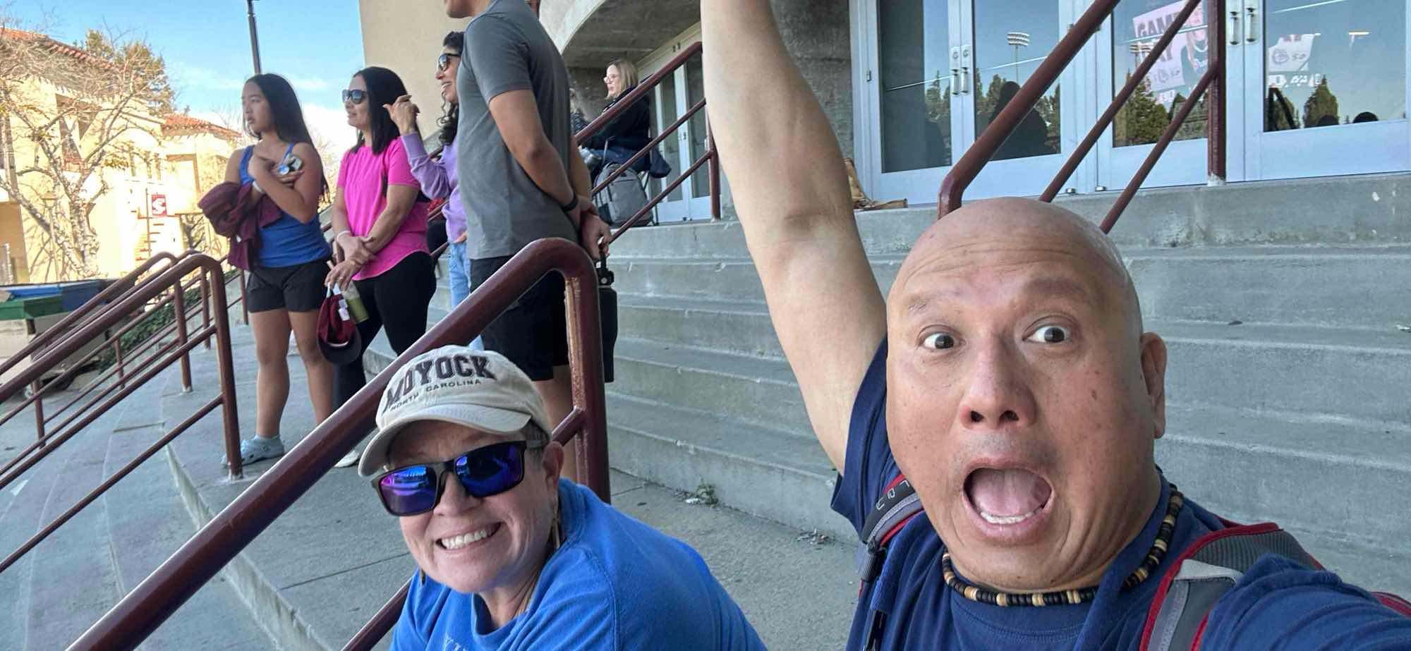 Fotky z honby za pokladem v Central Parku v Santa Clara