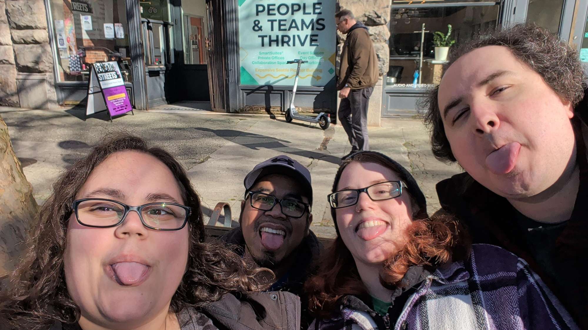 Seattle Ghost Tour scavenger hunt photos