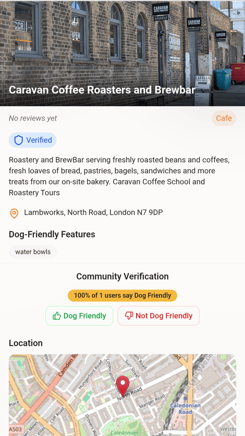 Interactive BarkLife map with location filters