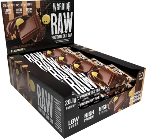 Warrior RAW Protien Bar Double Chocolate