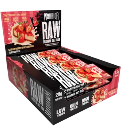 Warrior RAW Protien Bar Strawberry Cheesecake