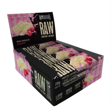 Warrior RAW Protien Bar White Chocolate Cranberry