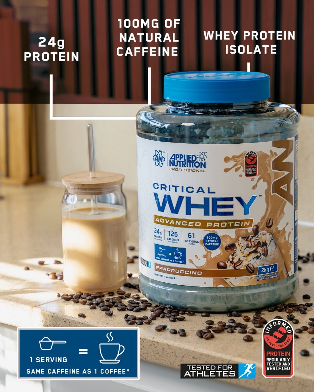 Applied Nutrition Critical Whey Frappuccino 2kg