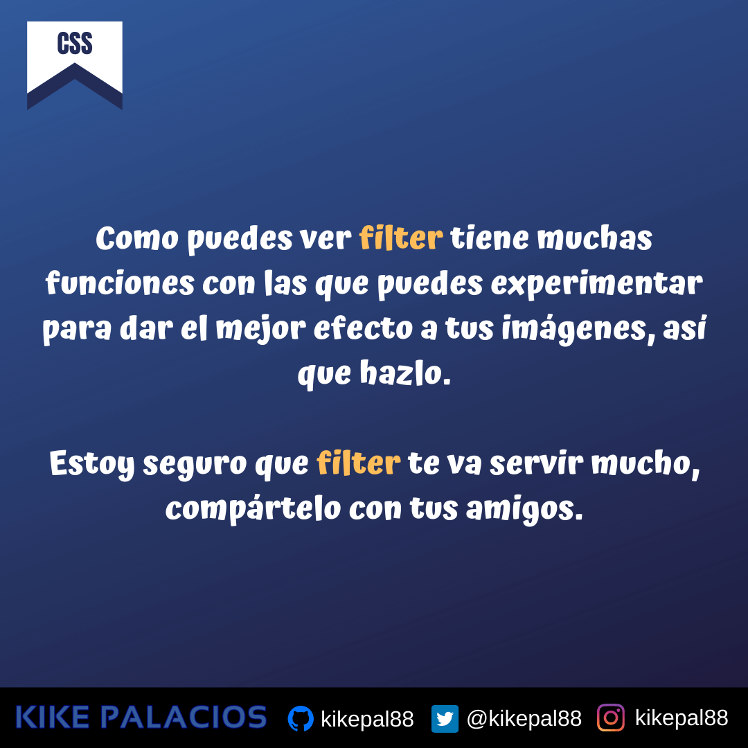Images 8 de tutorial FILTER