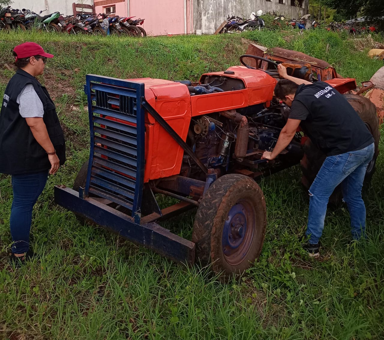 Recuperaron en San Martín un tractor robado a un colono en Ruiz de Montoya