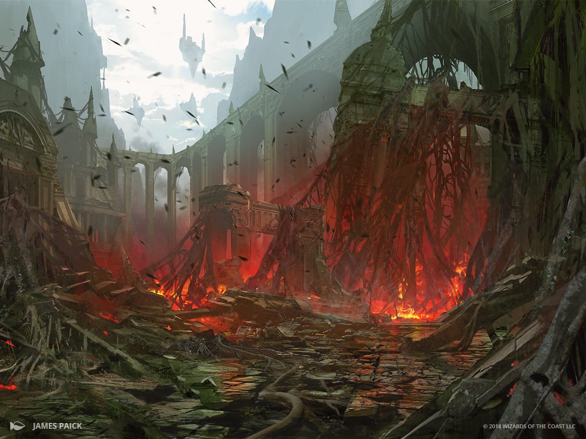 After several. MTG Равника. MTG Ravnica Art. Magic the Gathering Равника. Stomping ground MTG.