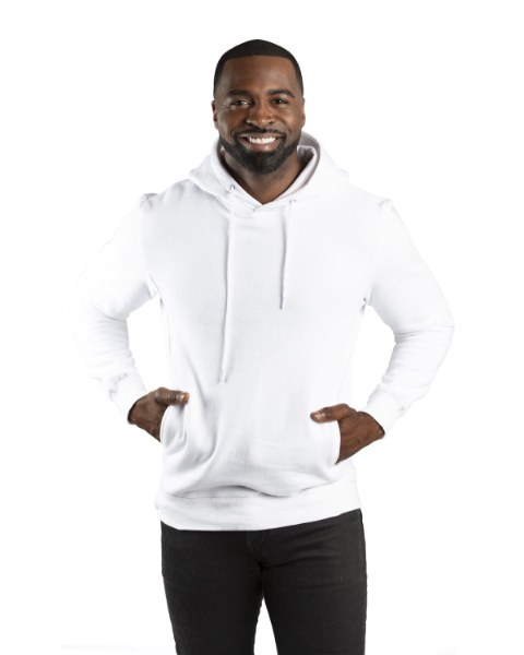Unisex Ultimate Eco-Fleece Pullover Hoodie - White