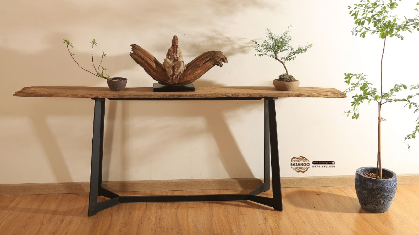 Console gỗ tự nhiên 