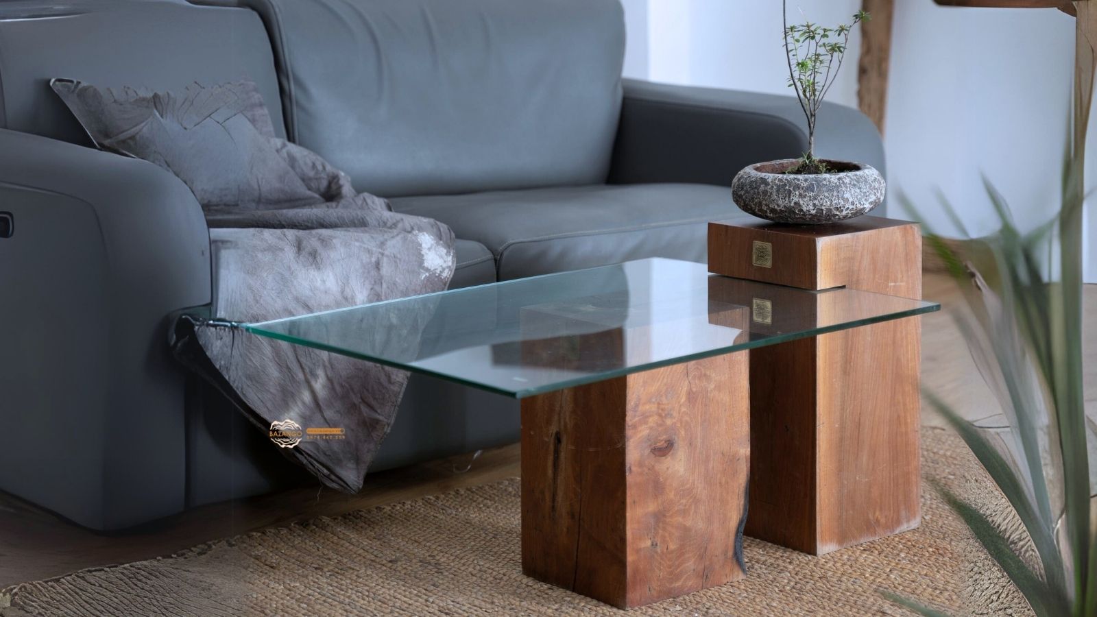 Bàn sofa gỗ tự nhiên BT105 - Sold