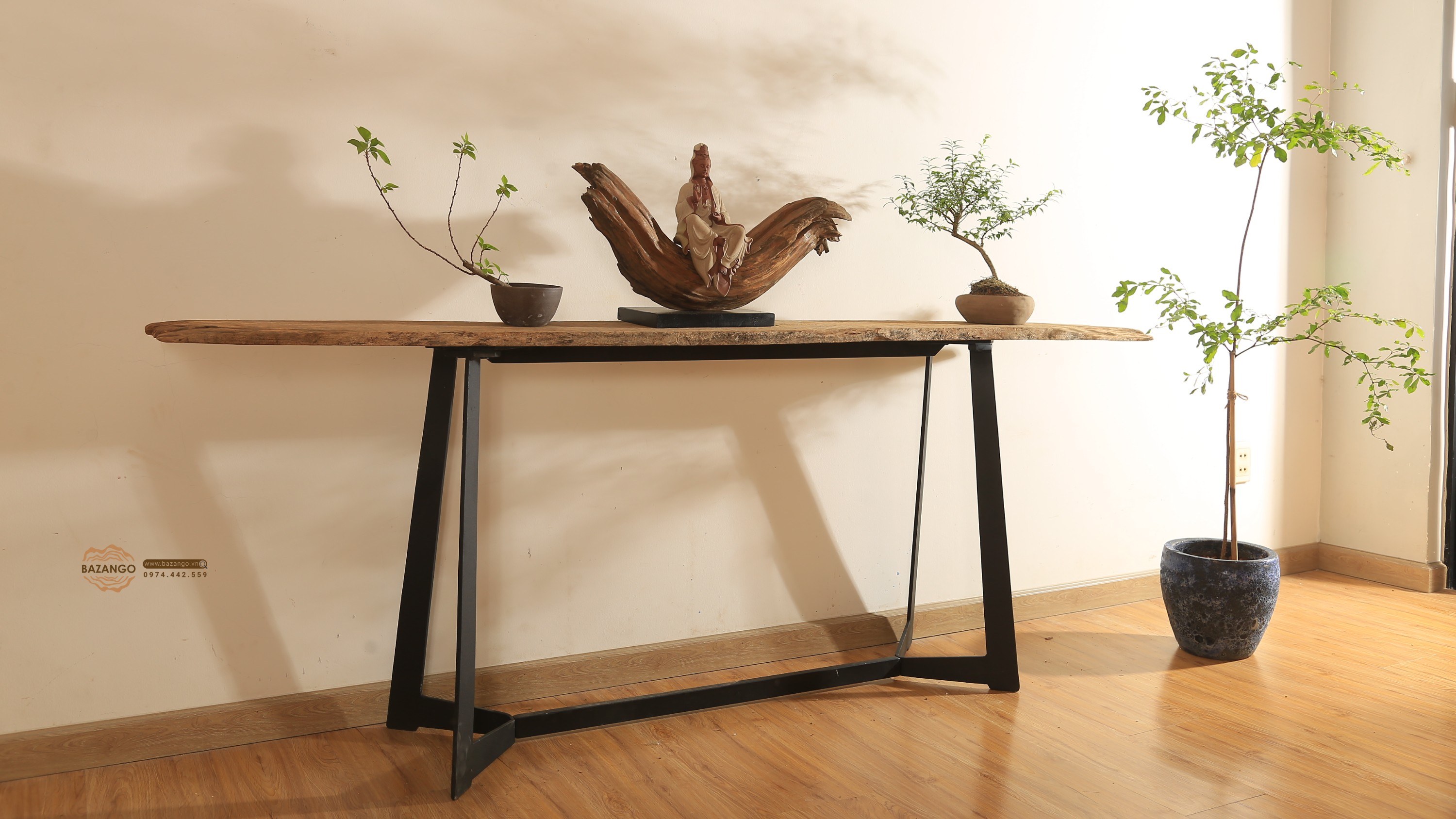 Console gỗ tự nhiên 
