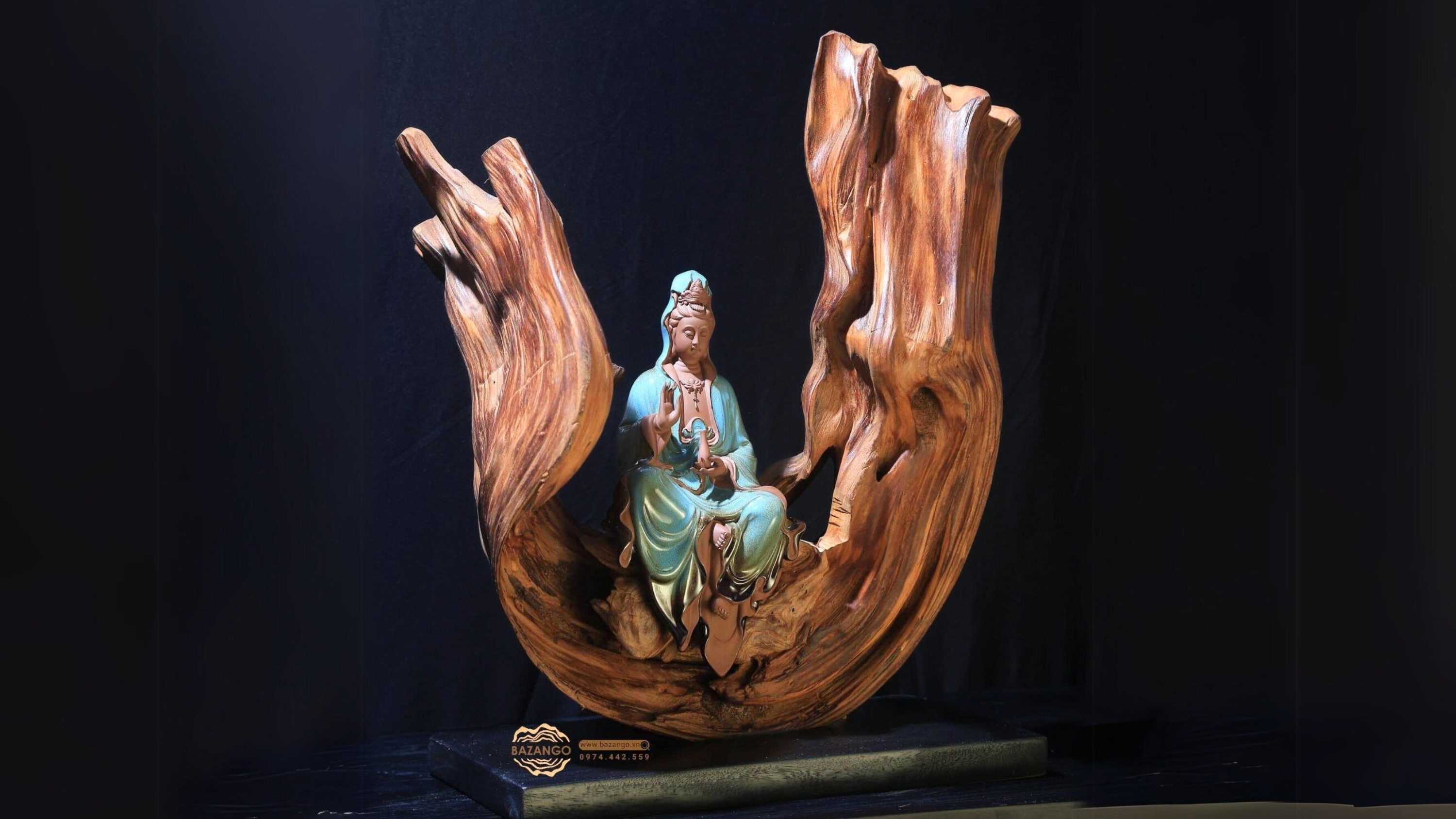 Gỗ lũa tự nhiên
