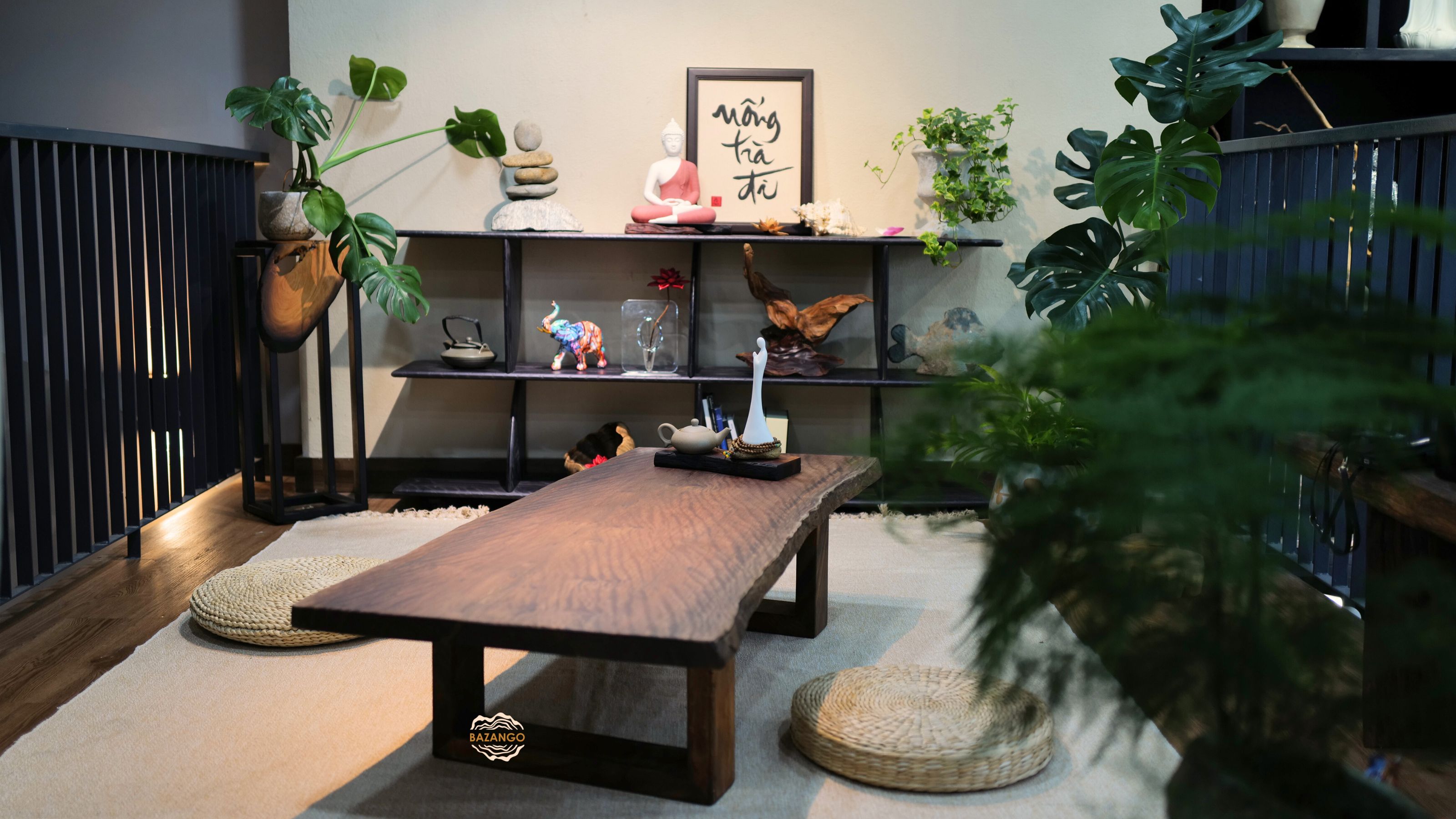 bàn trà gỗ tự nhiên