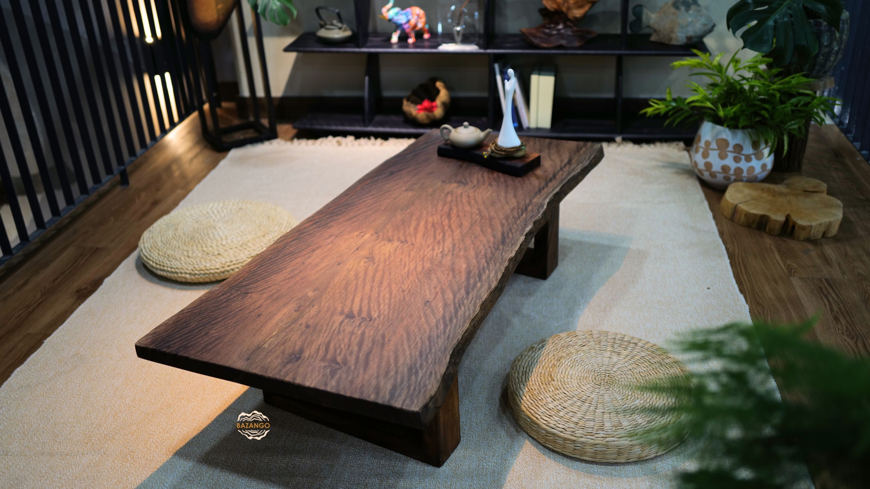 bàn trà gỗ tự nhiên