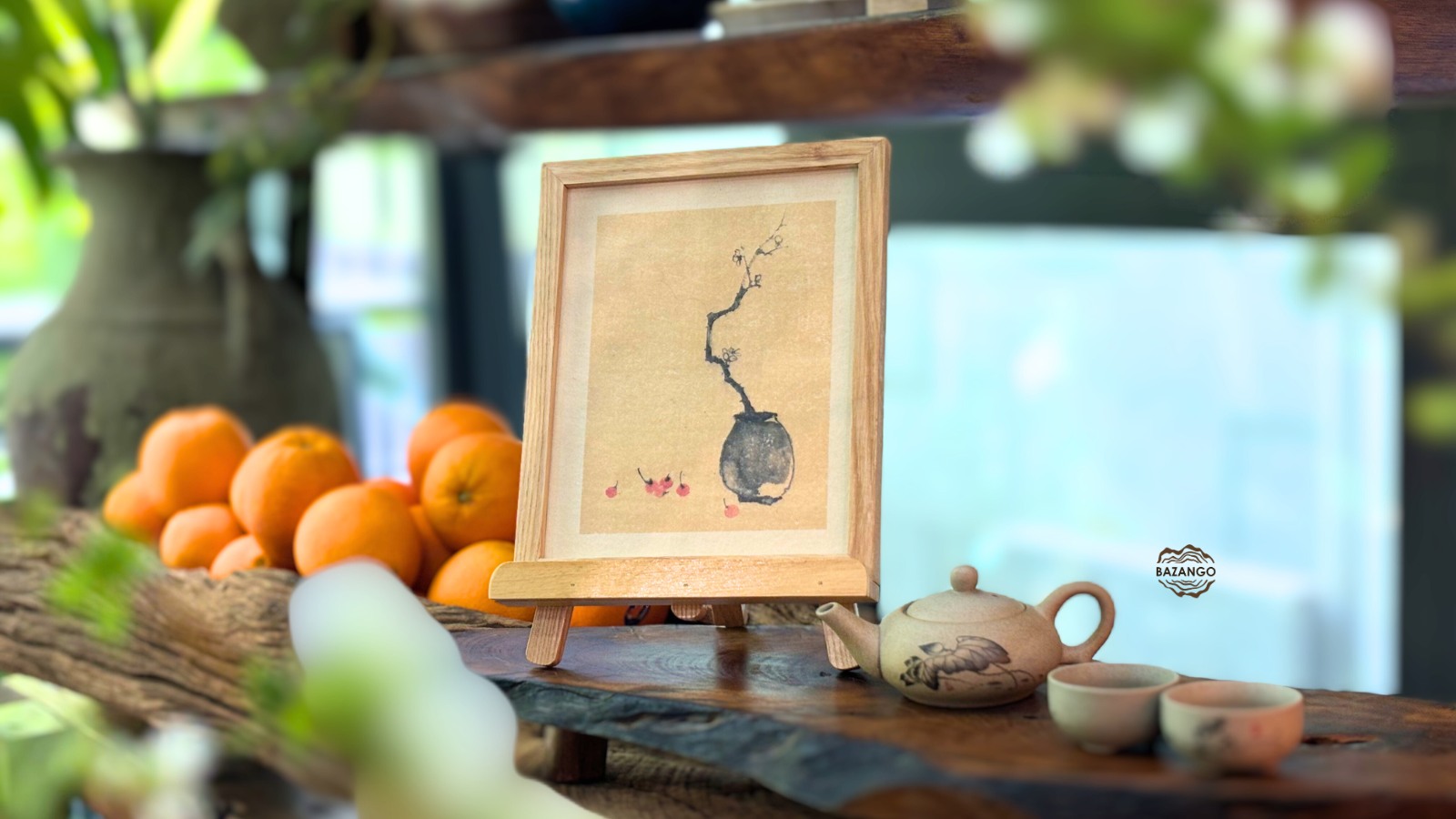 Tranh thiền giấy dó