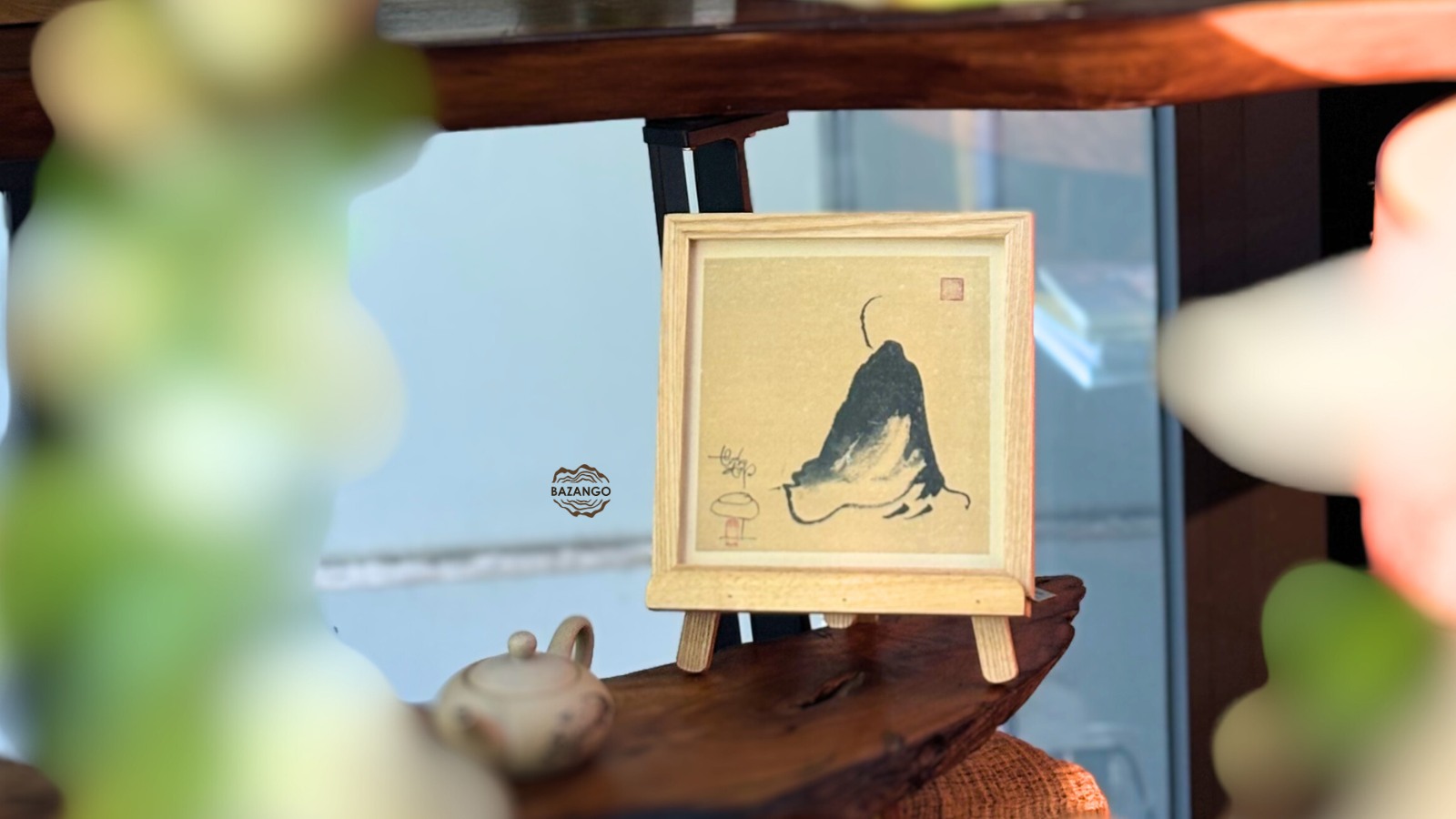 Tranh thiền giấy dó