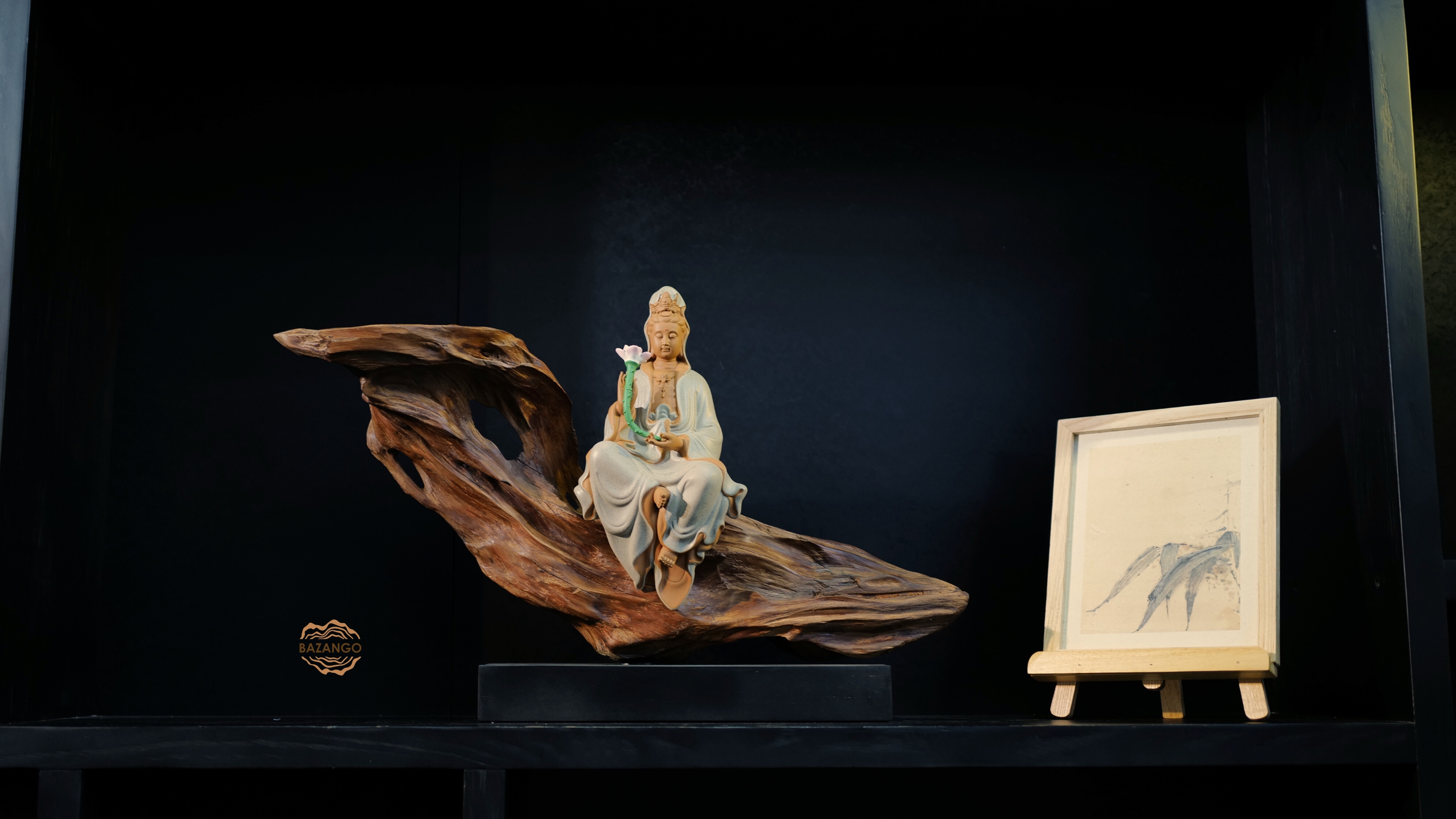 gỗ lũa tượng phật