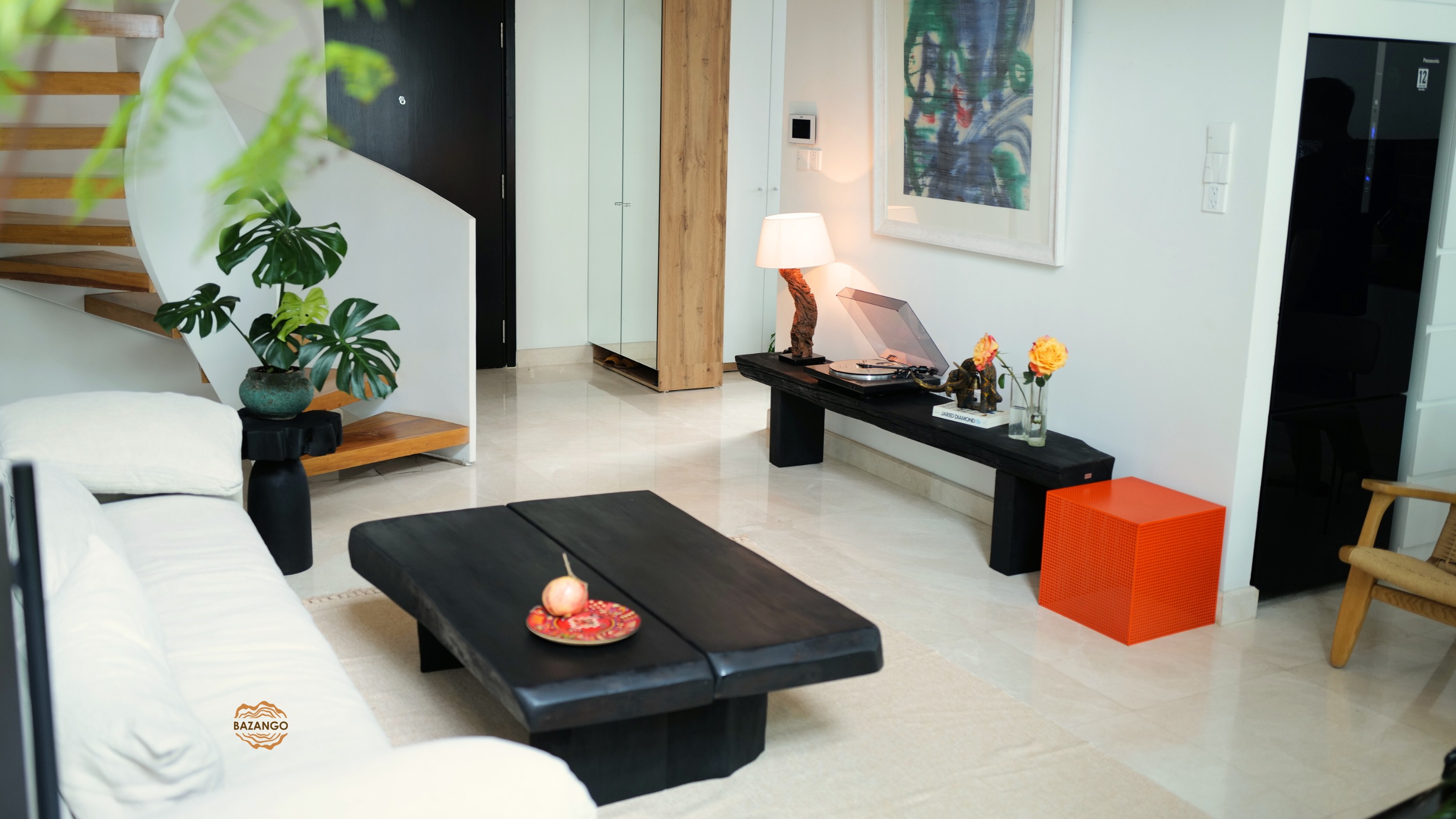 Bàn sofa gỗ hiện đại