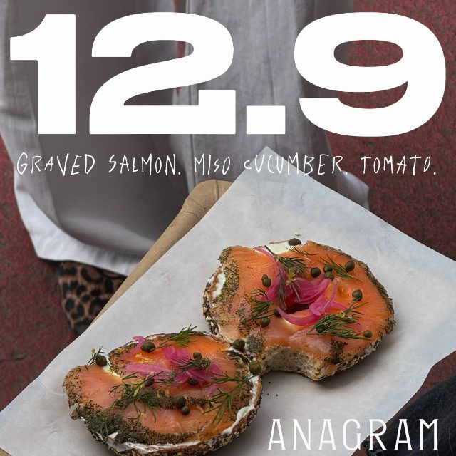 BAGEL POP-UP AT ANAGRAM — HAUS IM TAL